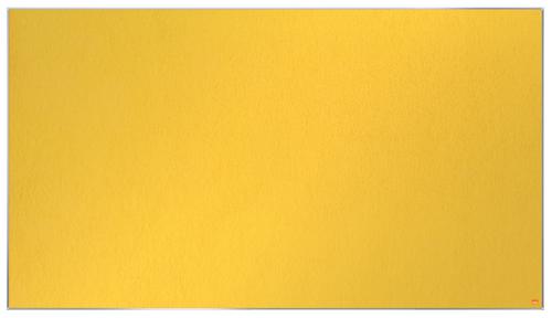Nobo Widescreen Felt Noticeboard 1550x870mm Yellow 1915432 Fusion Office