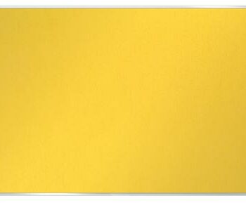 Nobo Widescreen Felt Noticeboard 710x400mm Yellow 1915429 Fusion Office