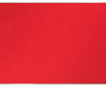 Nobo Widescreen Felt Noticeboard 890x500mm Red 1915420 Fusion Office
