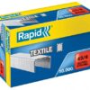 Rapid 43 6 K1 Textile Super Strong Staples Box 10000 24872200 Fusion Office