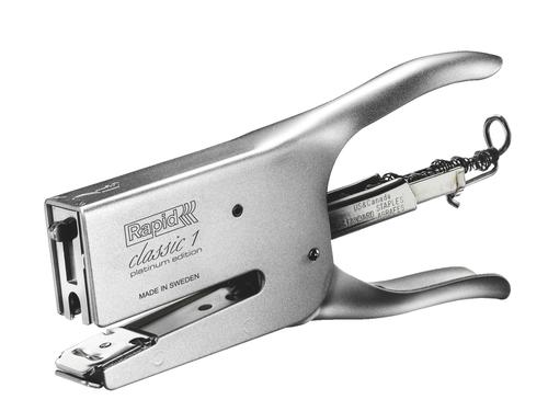 Rapid Classic Stapling Pliers K1 Platinum Silver 50 Sheets 5000251 Fusion Office