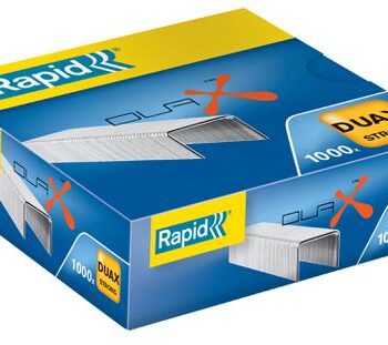 Rapid Duax Staples 21808300 Pack 1000 Fusion Office