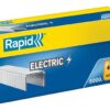 Rapid Electric Strong Staples 44 6 6mm Box 5000 24868100 Pack 5 Fusion Office
