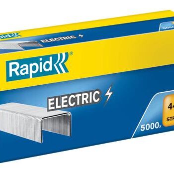 Rapid Electric Strong Staples 44 6 6mm Box 5000 24868100 Pack 5 Fusion Office