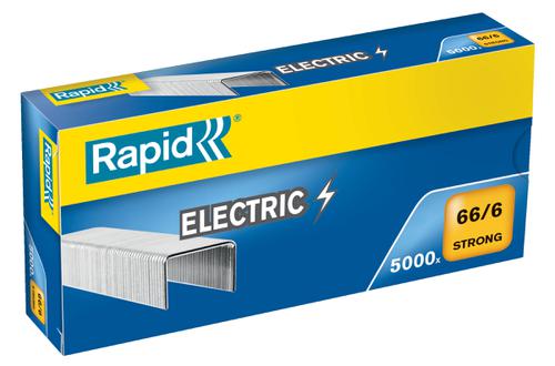 Rapid Electric Strong Staples 66 6 6mm Box 5000 24867800 Fusion Office