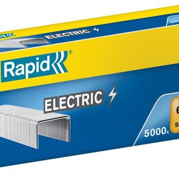 Rapid Electric Strong Staples 66 7 7mm Box 5000 24867900 Pack 5 Fusion Office