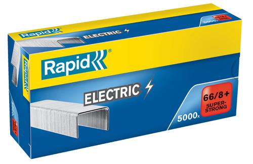 Rapid Electric Super Strong Staples 66 8 85mm Box 5000 24868000 Fusion Office