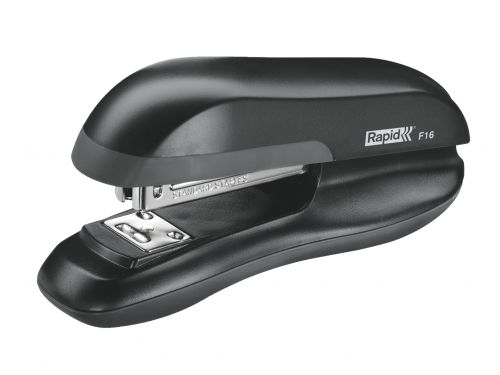 Rapid F16 Fashion Half Strip Stapler Black 20 Sheets 23810501 Fusion Office