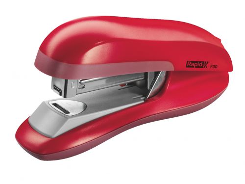 Rapid F30 Fashion Flat Clinch Stapler Red 30 Sheets 23256502 Fusion Office