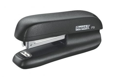 Rapid F5 Handy Mini Stapler Black 10 Sheets 5000264 Fusion Office