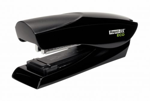 Rapid Fashion Eco Half Strip Stapler Black 25 Sheets 24812701 Fusion Office