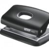 Rapid Fc10 Fashion Compact 2 Hole Punch Black 10 Sheets 23638501 Fusion Office