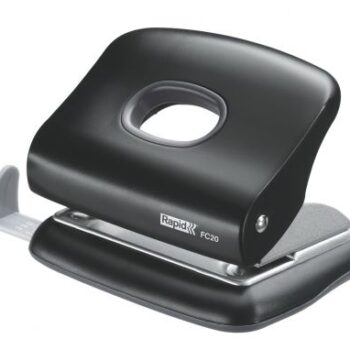 Rapid Fc20 Fashion 2 Hole Punch Black 20 Sheets 23256400 Fusion Office