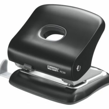 Rapid Fc30 Fashion Strong 2 Hole Punch Black 30 Sheets 23639401 Fusion Office