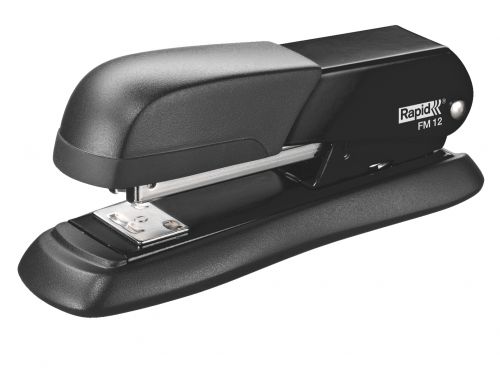 Rapid Fm12 Metal Half Strip Stapler Black 25 Sheets 5000277 Fusion Office