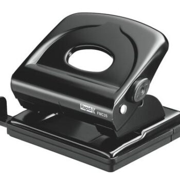 Rapid Fmc25 Fashion Strong 2 Hole Punch Black 30 Sheets 21835501 Fusion Office
