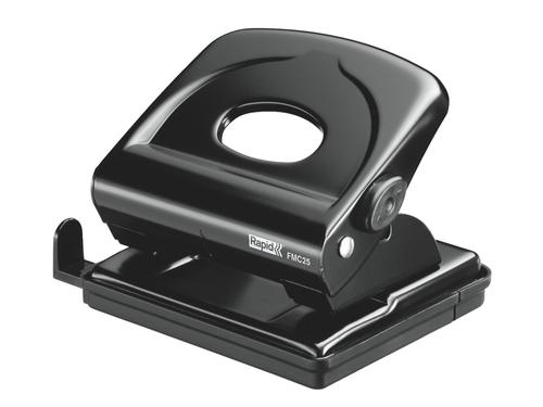 Rapid Fmc25 Fashion Strong 2 Hole Punch Black 30 Sheets 21835501 Fusion Office