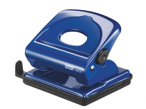 Rapid Fmc25 Fashion Strong 2 Hole Punch Blue 30 Sheets 5000283 Fusion Office