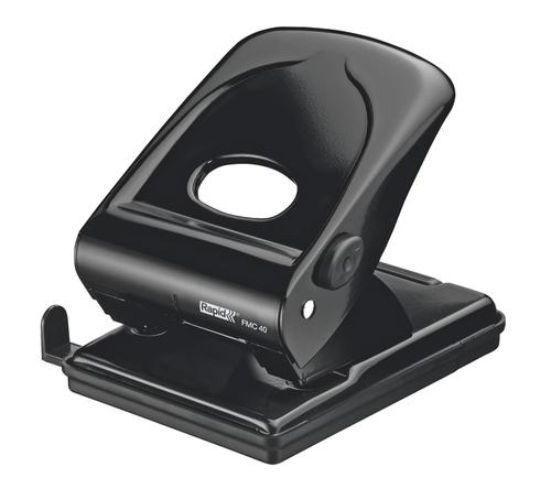Rapid Fmc40 Metal 2 Hole Punch Black 40 Sheets 21835601 Fusion Office