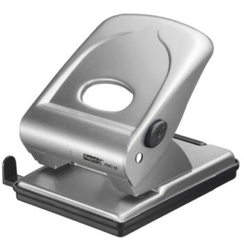 Rapid Fmc40 Metal 2 Hole Punch Silver 40 Sheets 21835602 Fusion Office
