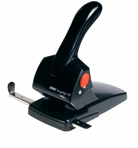 Rapid Hdc65 Heavy Duty 2 Hole Punch Black 65 Sheets 20922601 Fusion Office