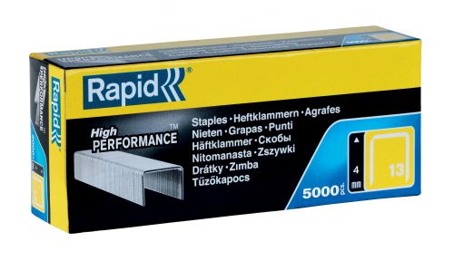 Rapid No13 Finewire Staples 4mm Box 5000 11825700 Fusion Office