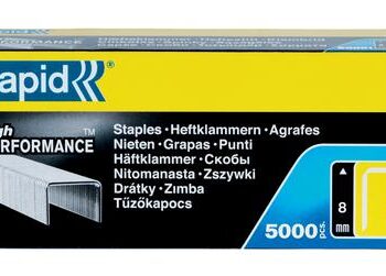Rapid No13 Finewire Staples 8mm Box 5000 11835600 Fusion Office