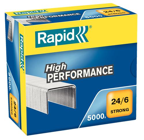 Rapid No16 Strong Staples 24 6 6mm Box 5000 24859900 Fusion Office