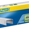 Rapid No23 Standard Staples 23 8 8mm Box 1000 24869200 Pack 10 Fusion Office