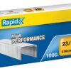 Rapid No23 Strong Staples 23 8 8mm Box 1000 24869800 Pack 5 Fusion Office