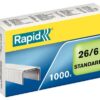 Rapid No56 Standard Staples 26 6 6mm Box 1000 24861300 Fusion Office