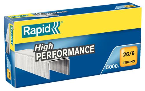 Rapid No56 Strong Staples 26 6 6mm Box 5000 24862000 Pack 5 Fusion Office