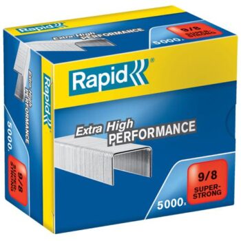 Rapid No9 Super Strong Staples 9 8 8mm Box 5000 24871000 Fusion Office