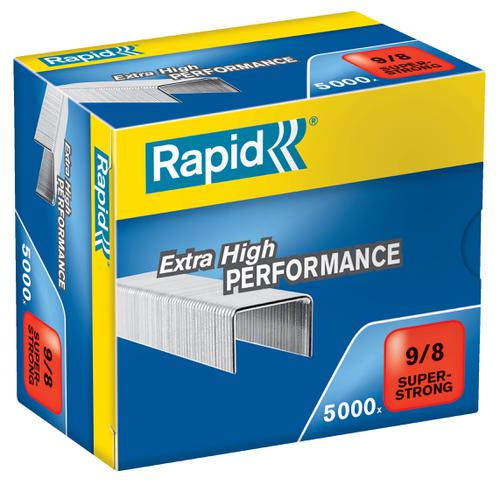 Rapid No9 Super Strong Staples 9 8 8mm Box 5000 24871000 Fusion Office