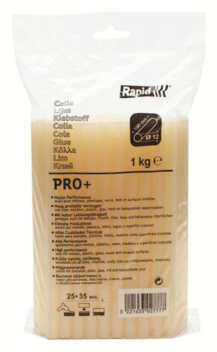 Rapid Pro 12mm Professional Glue Sticks 1kg 40302777 Fusion Office