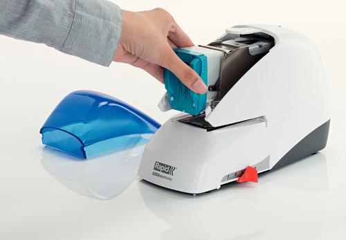Rapid R5050e Supreme Electric Stapler Blue Top 20993210 Fusion Office