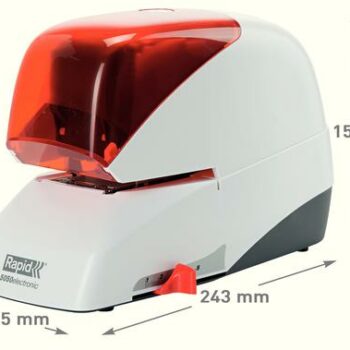 Rapid R5050e Supreme Electric Stapler Orange Top 20993214 Fusion Office
