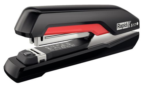 Rapid S17 Supreme Full Strip Stapler Black Red 30 Sheets 5000538 Fusion Office