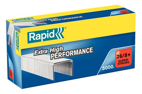 Rapid Super Strong Staples 26 8 85mm Box 5000 24862200 Fusion Office