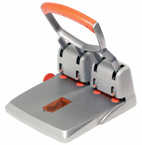 Rapid Supreme Heavy Duty 4 Hole Punch Hdc150 Silver 150 Sheets 23223100 Fusion Office