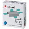 Rexel Bambi No25 4mm Staples Box 1500 05020 Pack 20 Fusion Office