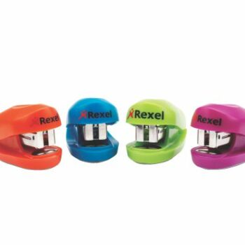 Rexel Buddy Mini Plastic Stapler Assorted 10 Sheets 2100150 Pack 10 Fusion Office