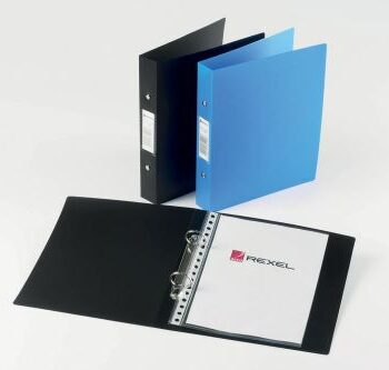 Rexel Budget Ring Binders Black A5 13428bk Pack 10 Fusion Office