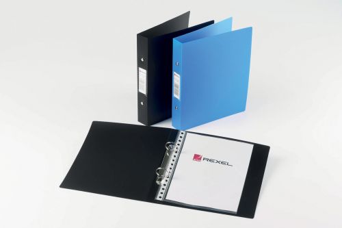 Rexel Budget Ring Binders Black A5 13428bk Pack 10 Fusion Office