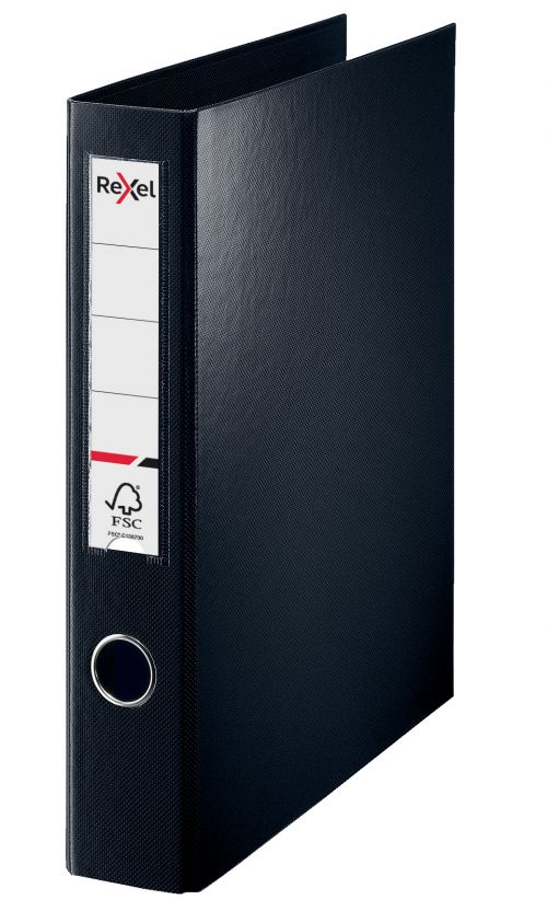 Rexel Choices 4 Ring Binders A4 Black 40mm 2115553 Pack 12 Fusion Office