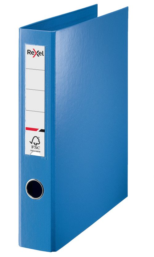 Rexel Choices 4 Ring Binders A4 Blue 40mm 2115555 Pack 12 Fusion Office