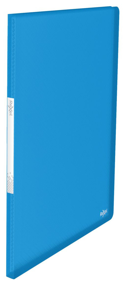 Rexel Choices Display Book 20pockets Blue 2115652 Fusion Office