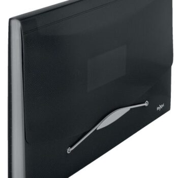 Rexel Choices Expanding Project Files Black 2115664 Pack 5 Fusion Office