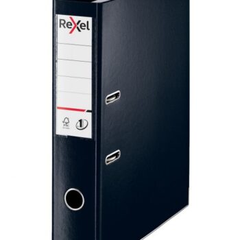 Rexel Choices Lever Arch Files Black Foolscap 2115511 Pack 10 Fusion Office