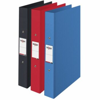 Rexel Choices Translucent Ring Binders Assorted 16mm 2115710 Pack 3 Fusion Office